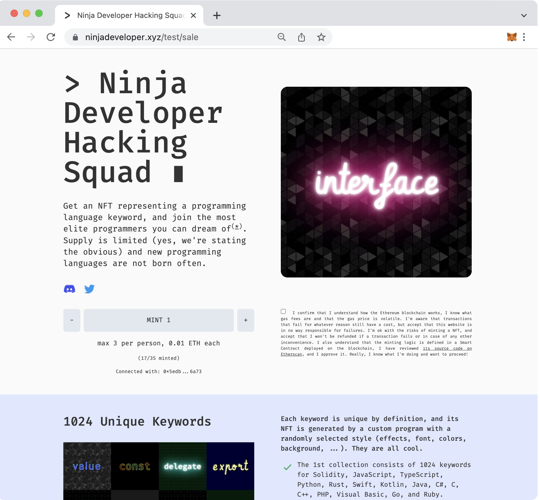 Open Source NFT Collection tools gallery image