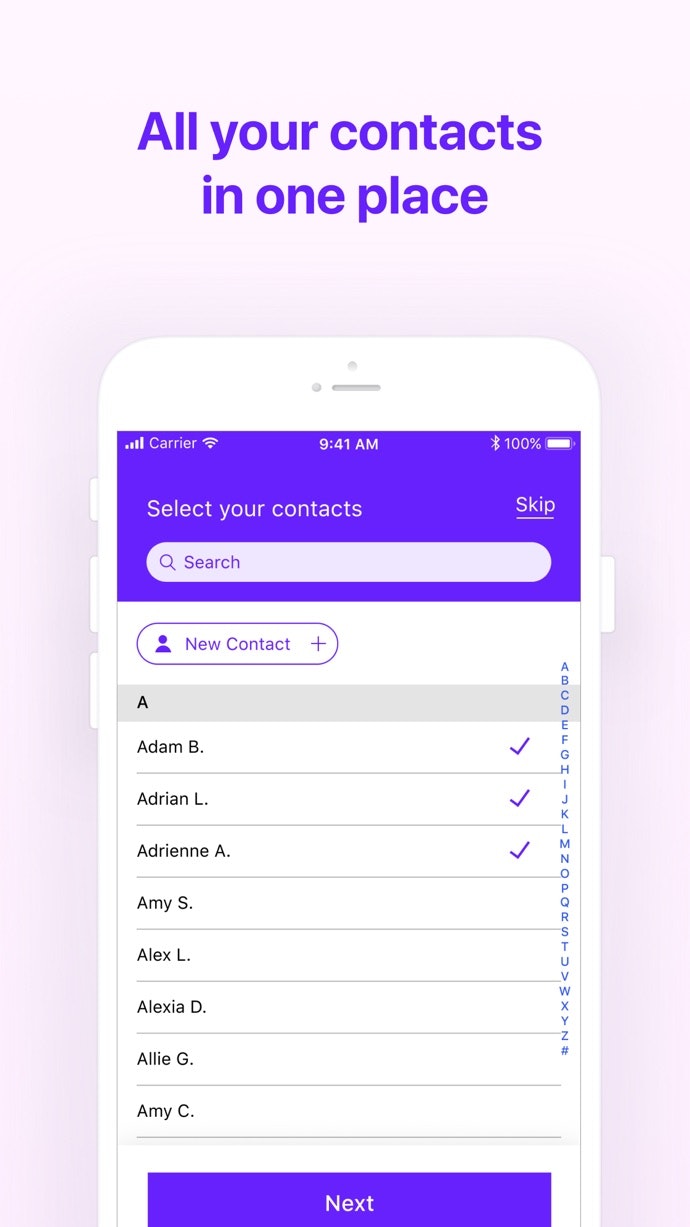 Plum Contacts Image