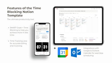 Notion Time Blocking Template gallery image