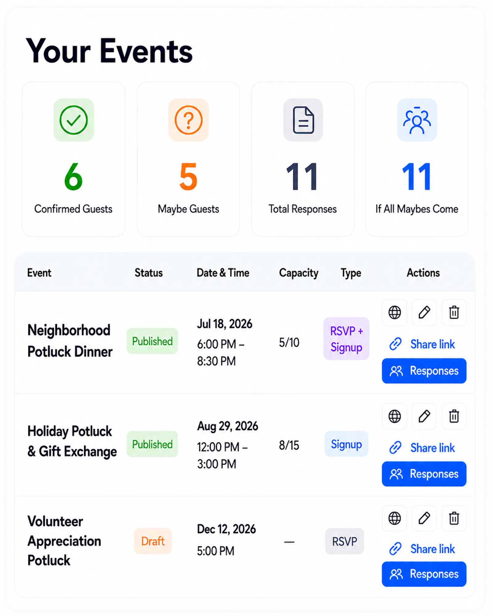 SameTeam Events screenshot 3