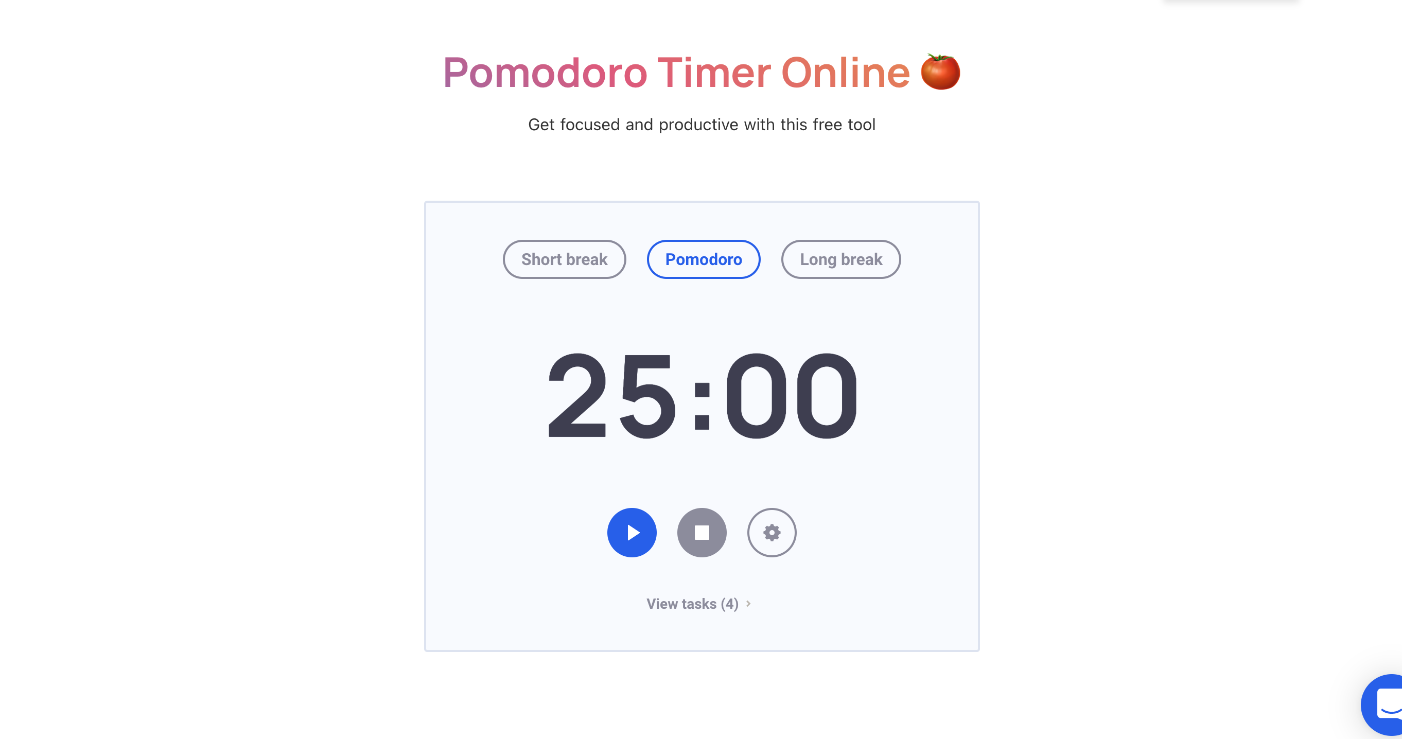pomodoro计时器在线媒体2