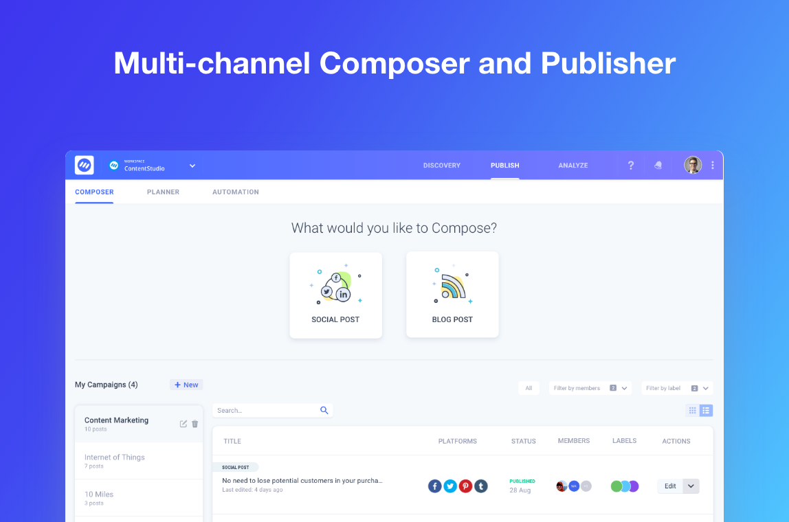 ContentStudio 2.0 gallery image