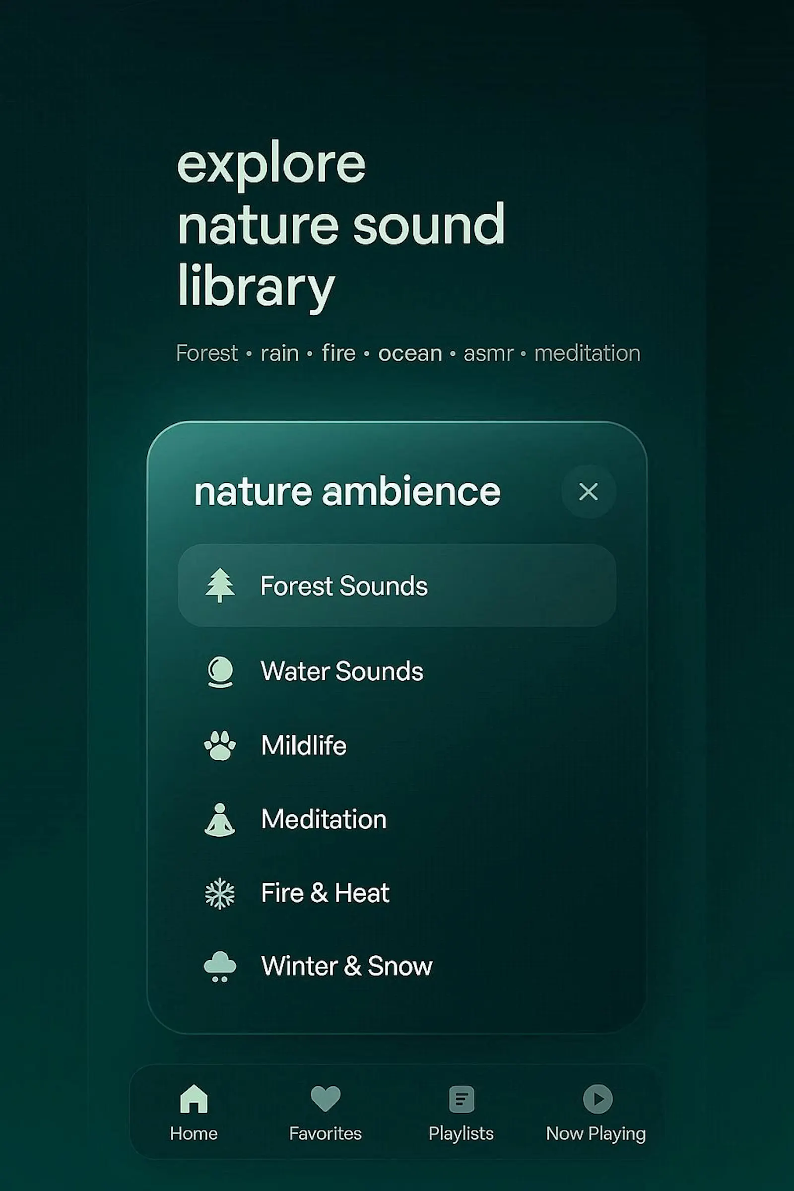 Nature Ambience screenshot 2