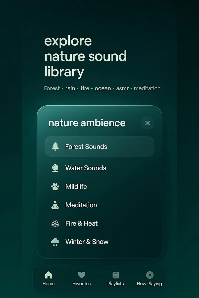 Nature Ambience screenshot 2