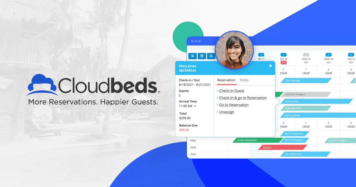 Cloudbeds Property Management System PMS gallery image