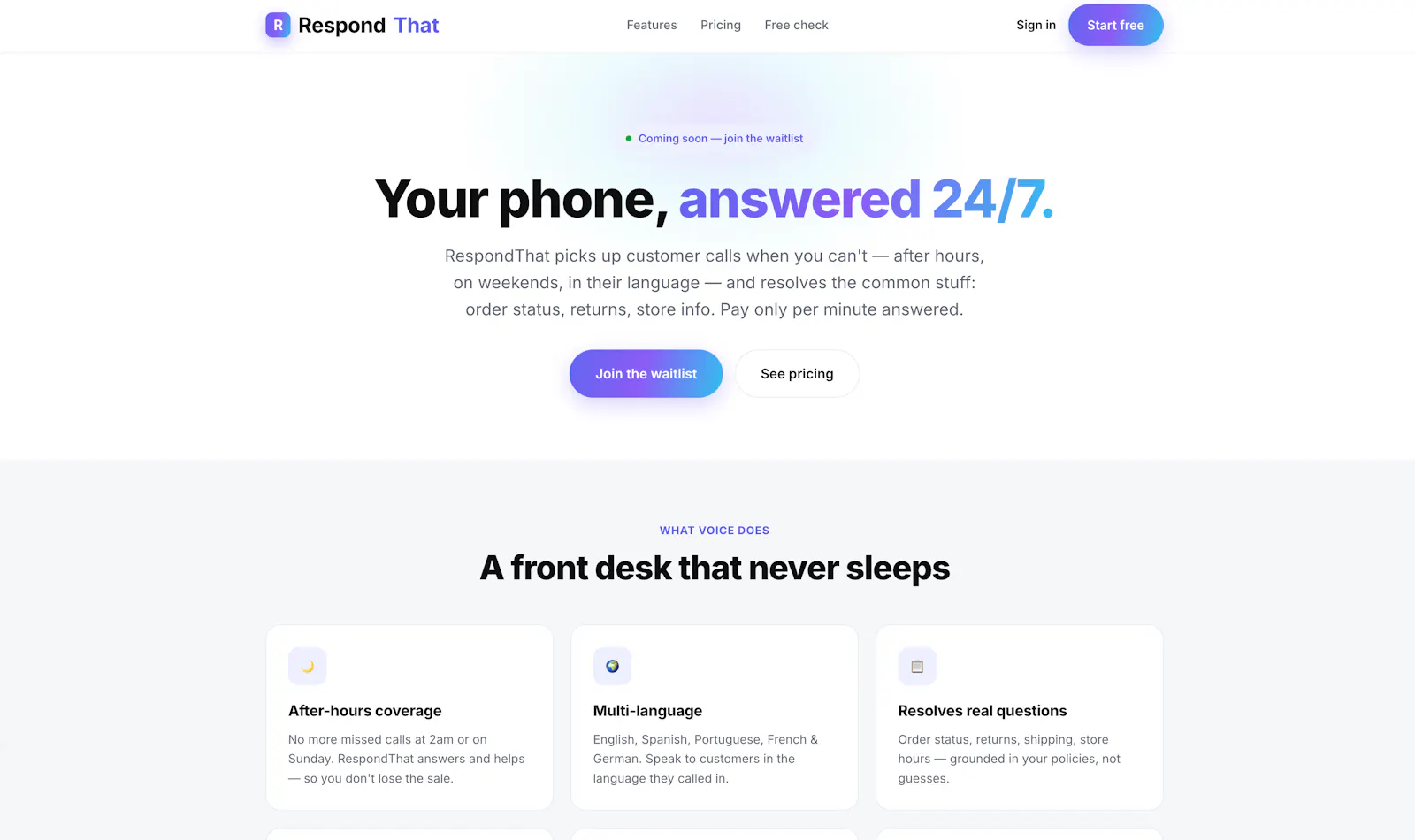 RespondThat screenshot 3
