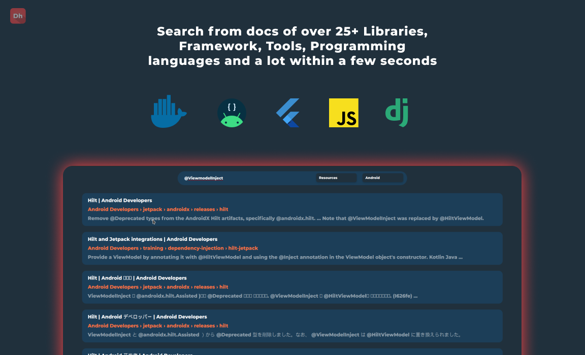 DevHuntr gallery image
