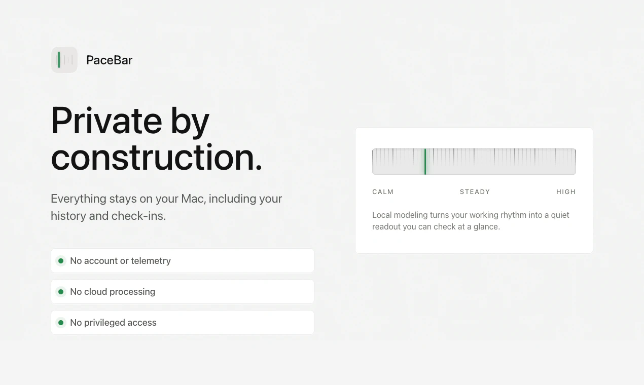PaceBar screenshot 3