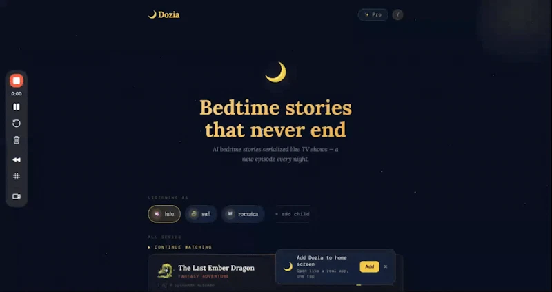 Dozia  screenshot 1 (video preview)