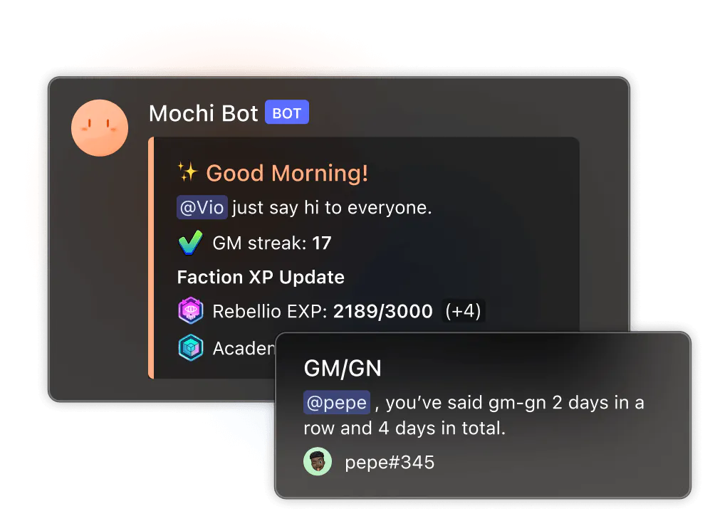 Mochi Bot - Bringen Sie das Web3 -Universum auf Ihren Discord -Server Medien 5