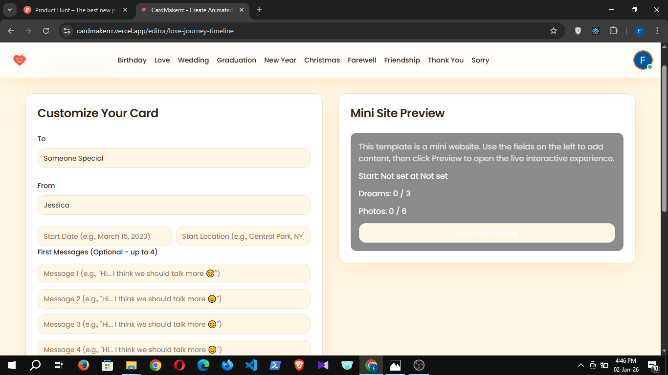 CardMakerrr - Screenshot 4 showing product features and functionality