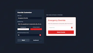 GuardFeed: Emergency Web Filter Override gallery image