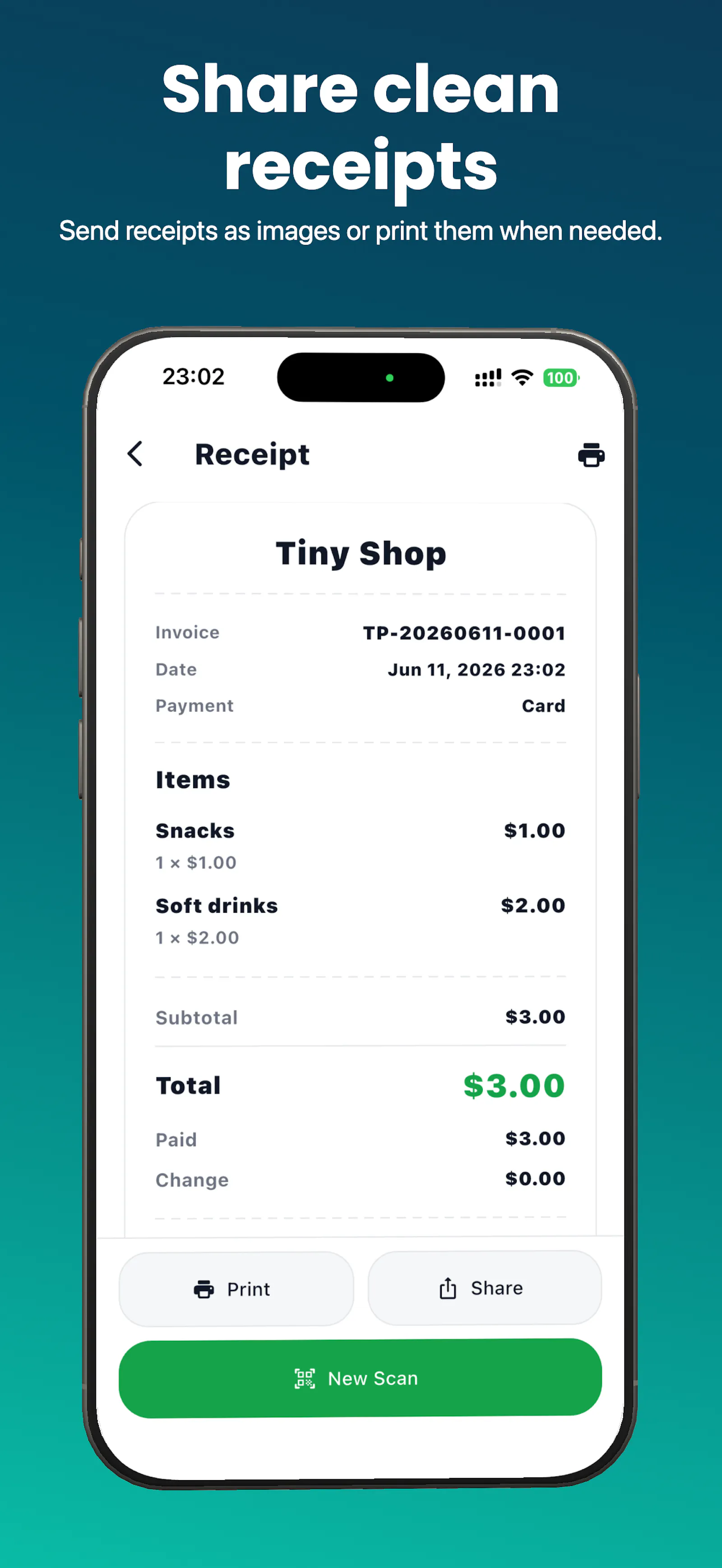 TinyPOS: Scan & Sell screenshot 3
