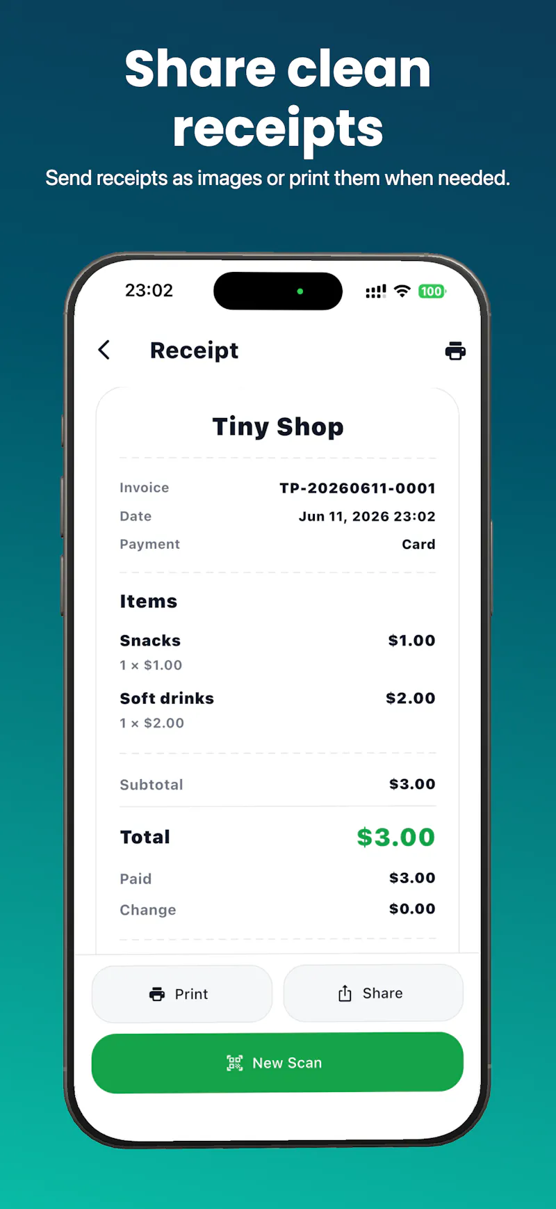 TinyPOS: Scan & Sell screenshot 3