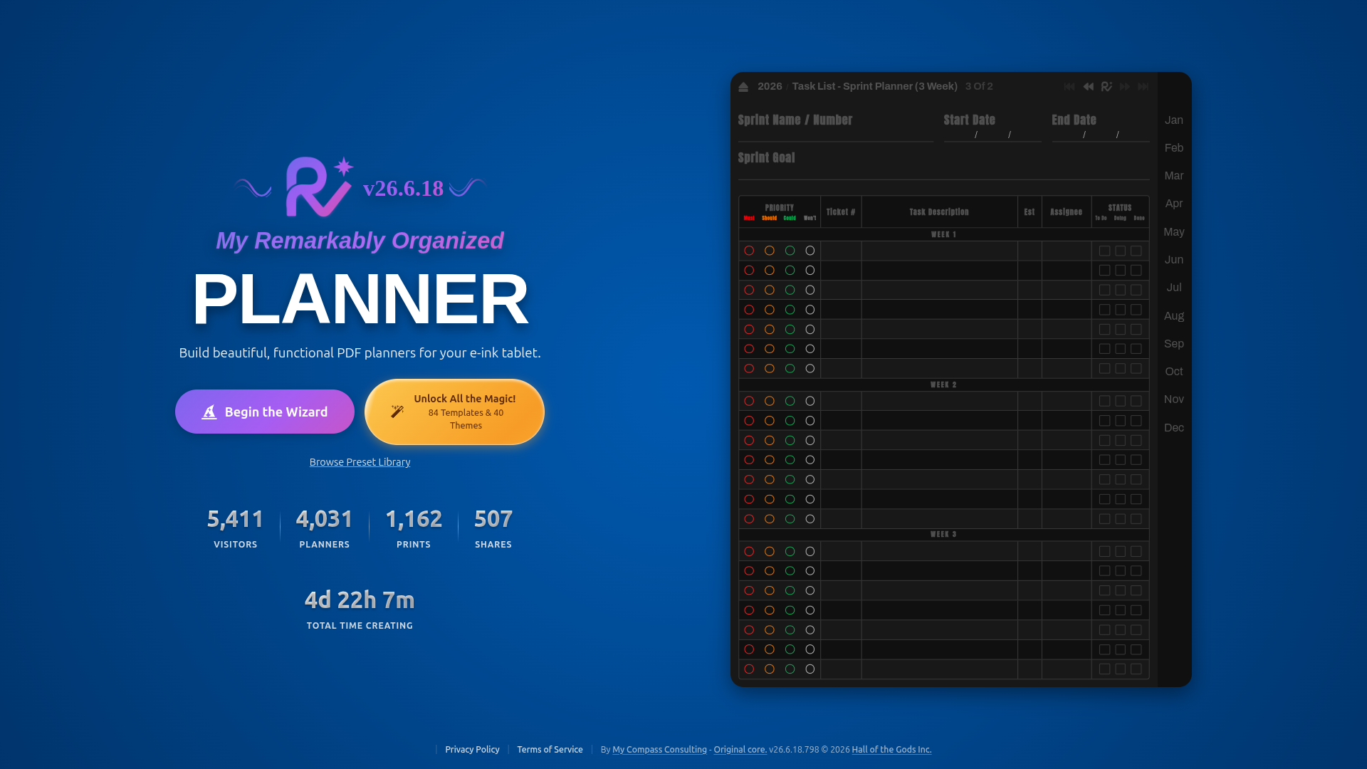 My Remarkably Organized Planner Wizard gallery image