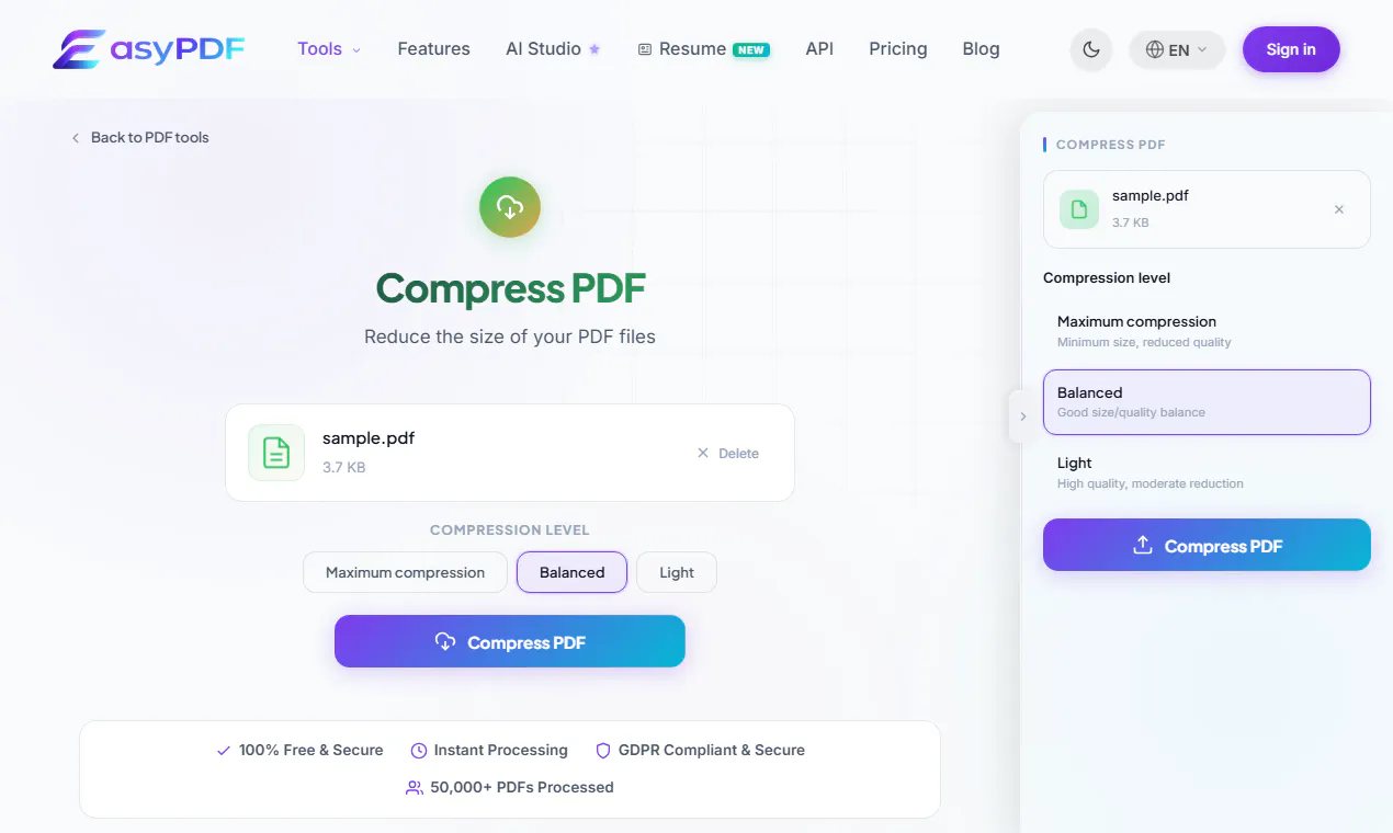 EasyPDF AI Editor gallery image