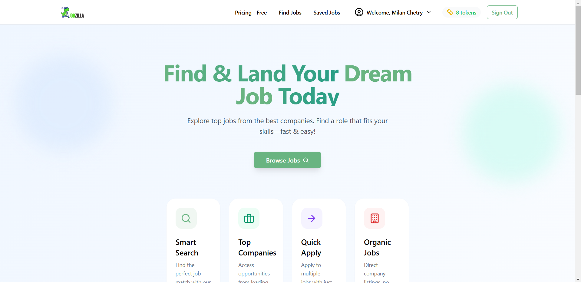 Jobzilla - Найдите и посадите свою работу своей мечты сегодня медиа 1