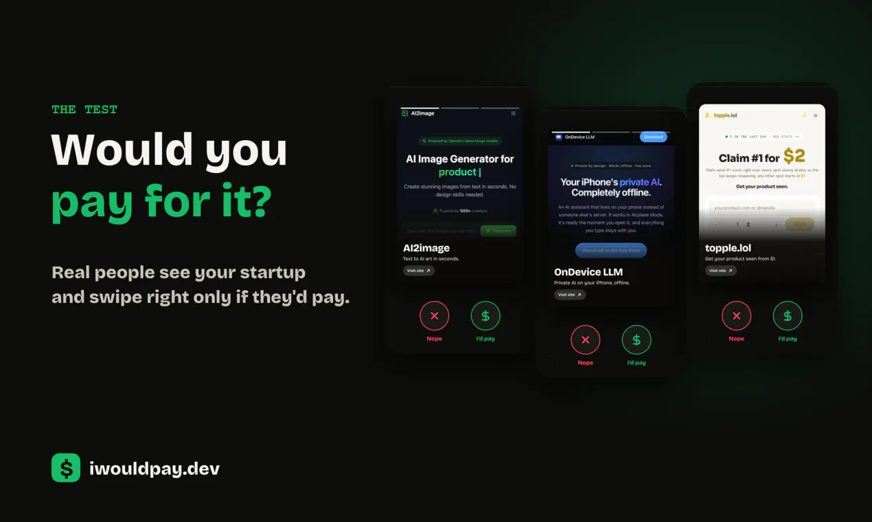 Would you pay? gallery image