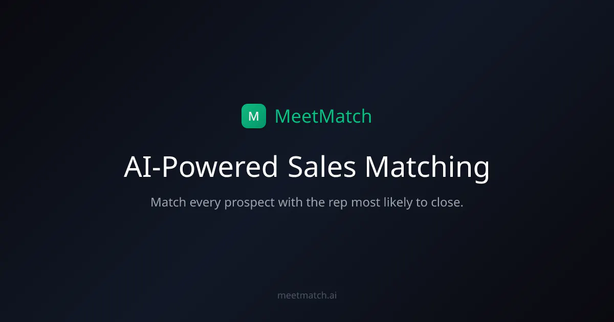 MeetMatch 제품 배너