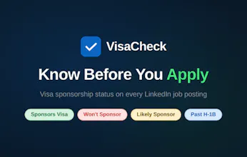 VisaCheck for LinkedIn gallery image