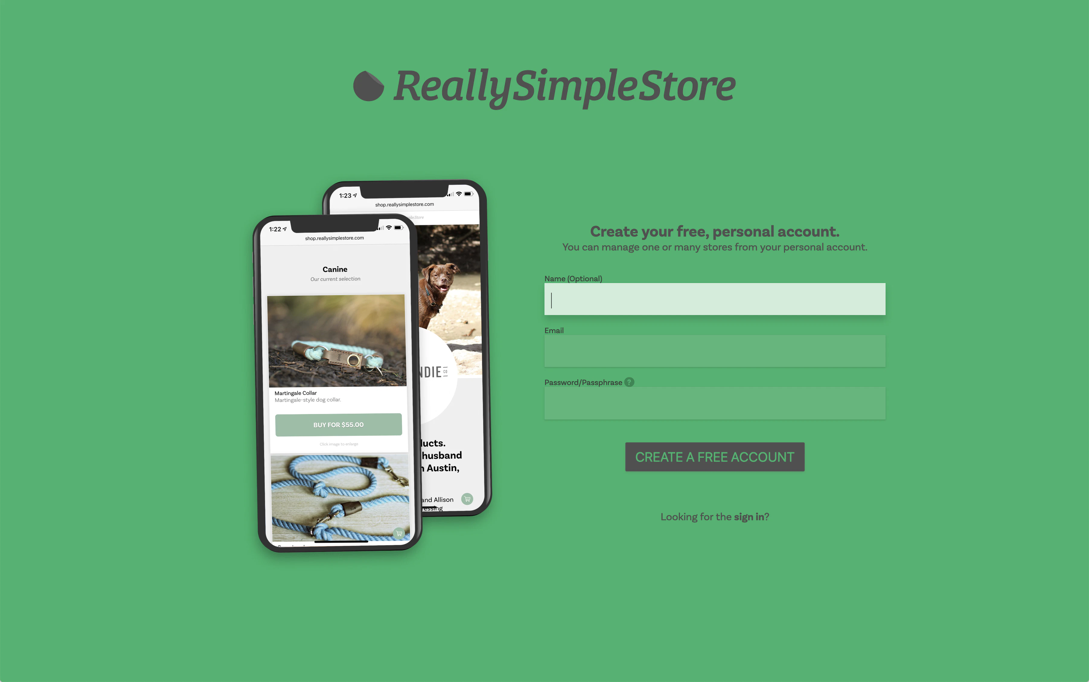 Really Simple Store Image