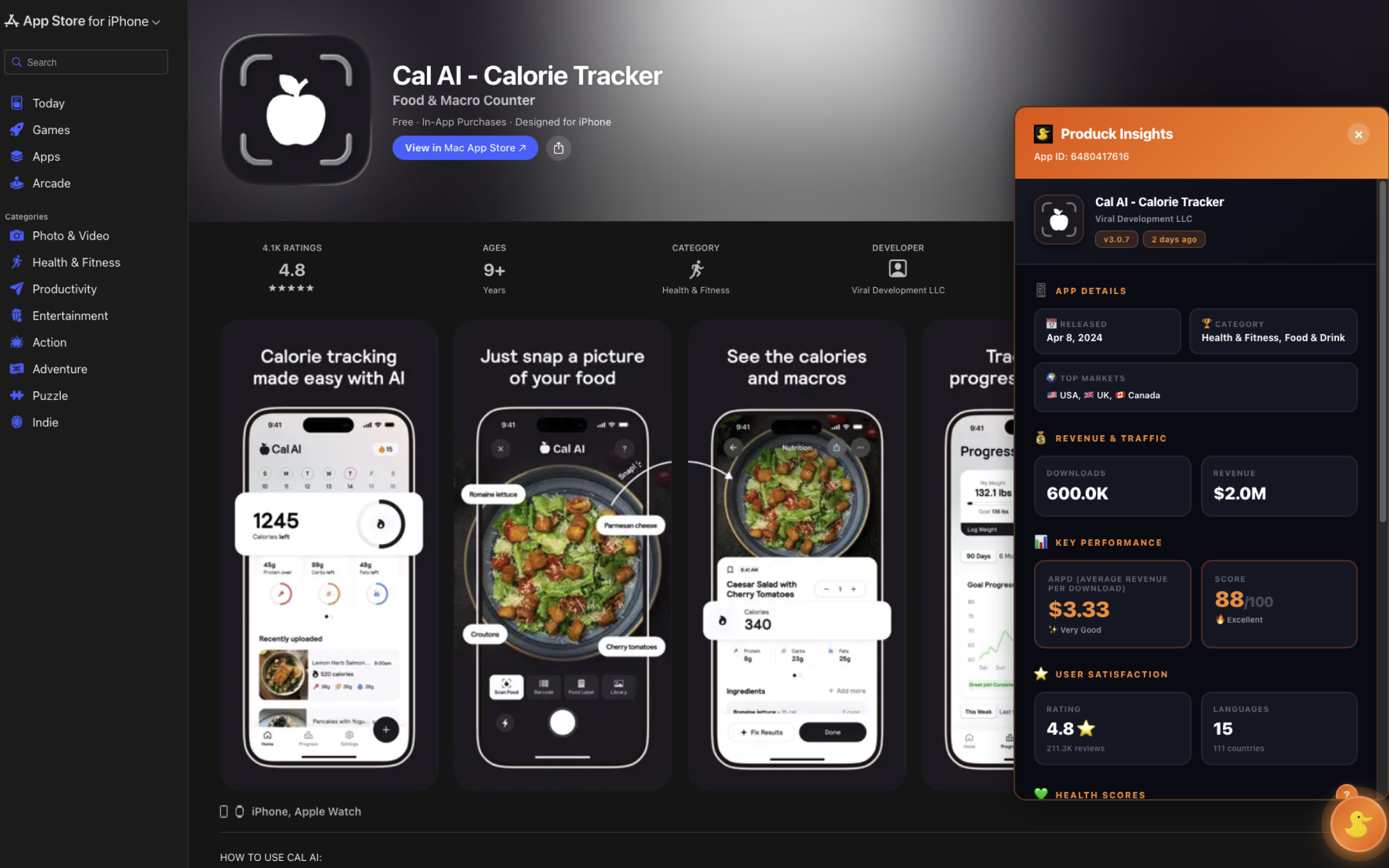 Produck - App & Game Stats gallery image