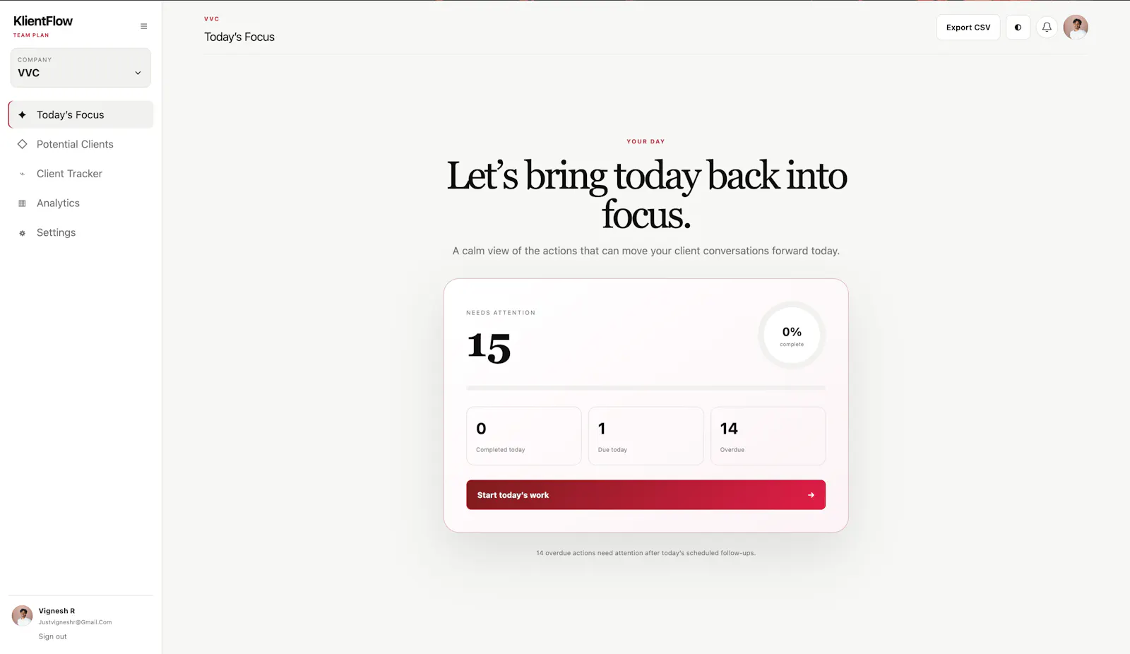 KlientFlow — Never forget client context screenshot 3