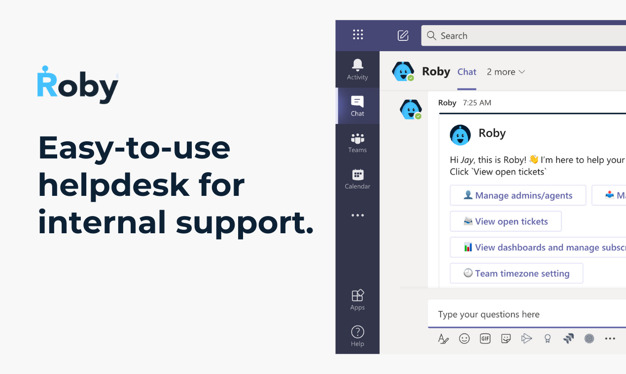 Roby Helpdesk gallery image