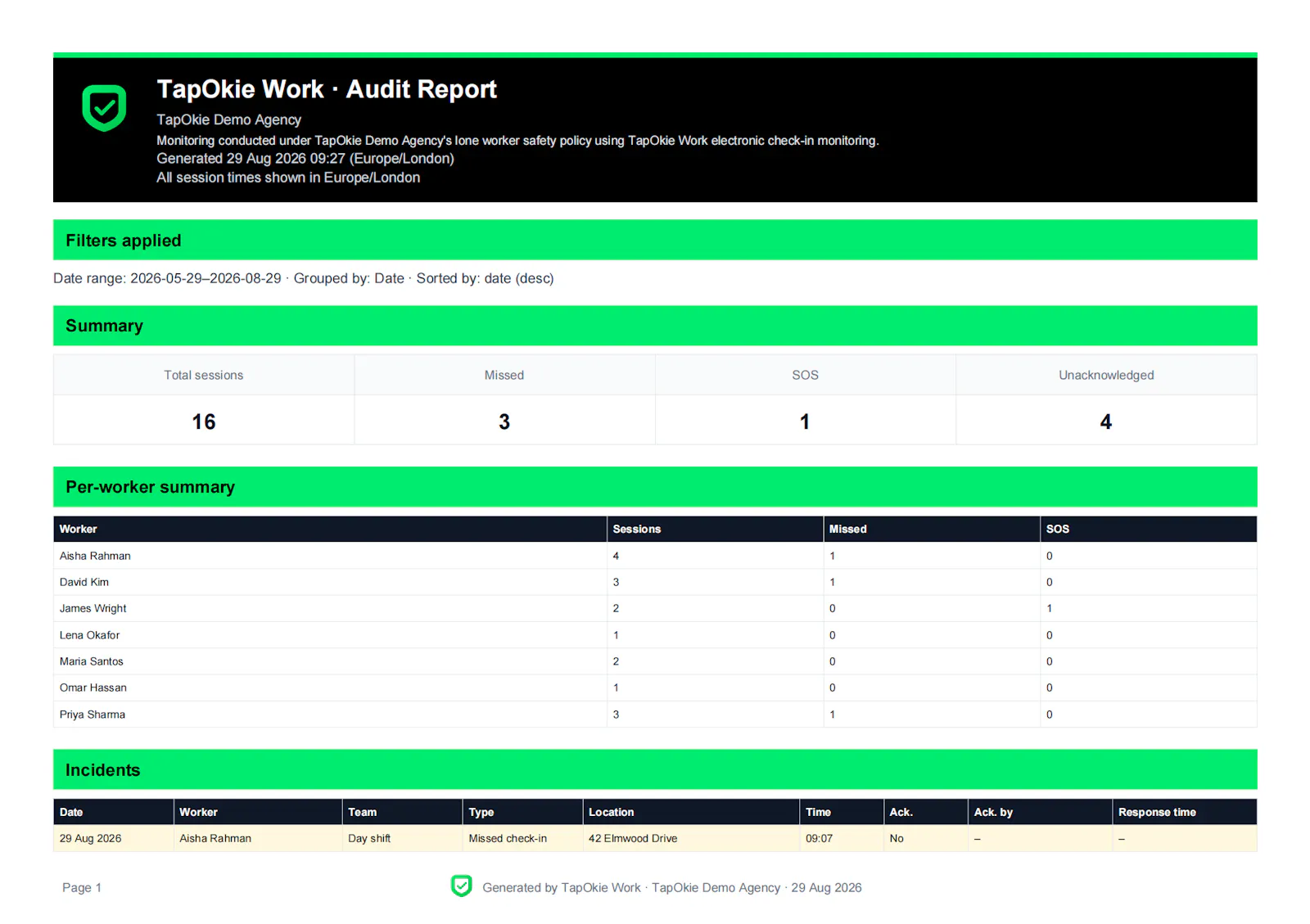 TapOkie Work screenshot 9
