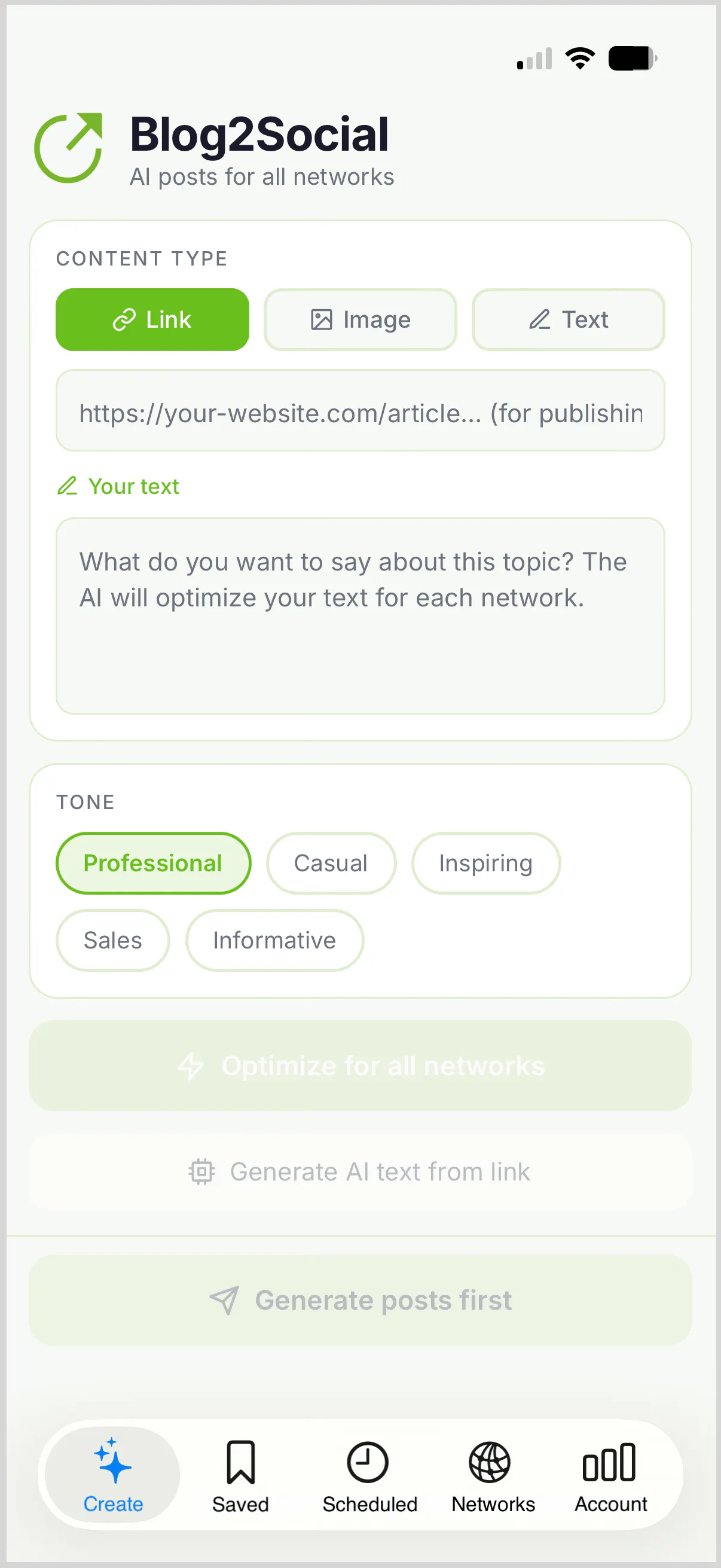 Mobile Social Media Publishing on the Go gallery image