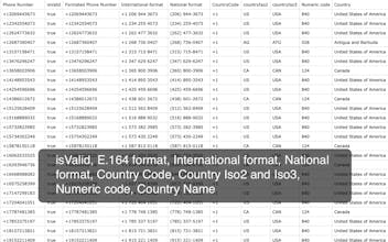 E.164 Phone Number Country Lookup gallery image