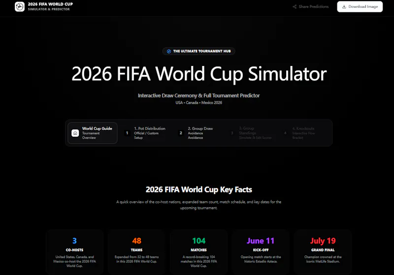 World Cup 2026 Predictor screenshot 1