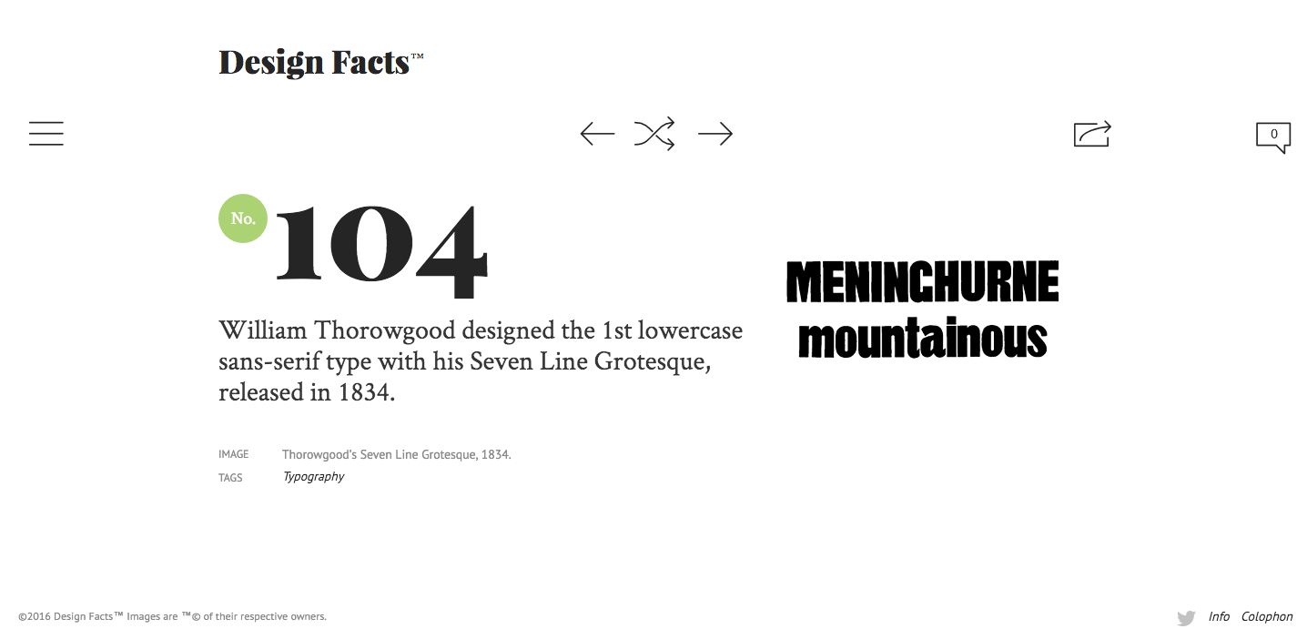 Design Facts