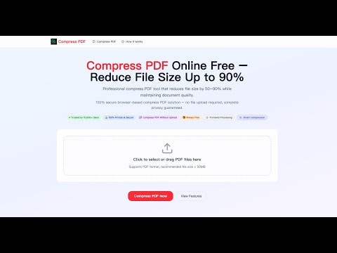 Free PDF Compress Online gallery image