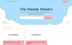 The Steady Stream media 1