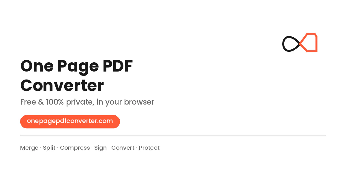 One Page PDF Converter gallery image