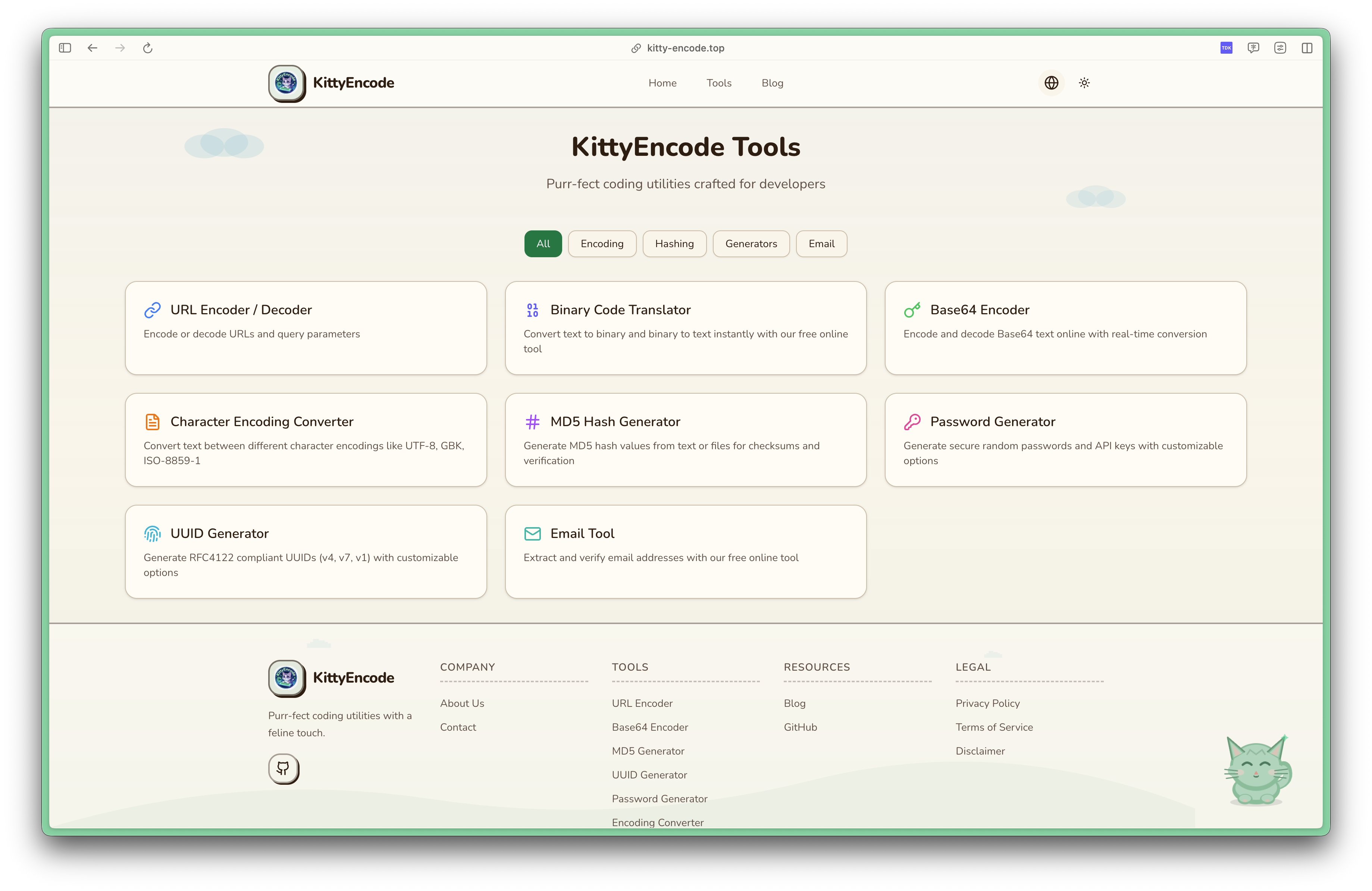 KittyEncode - Main product screenshot demonstrating key features and user interface
