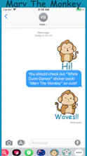 Marv The Monkey iMessage Sticker Pack gallery image