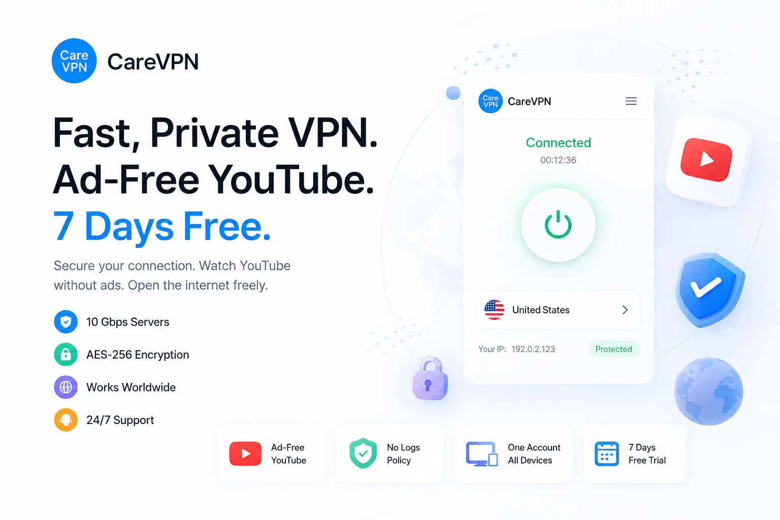 CareVPN gallery image