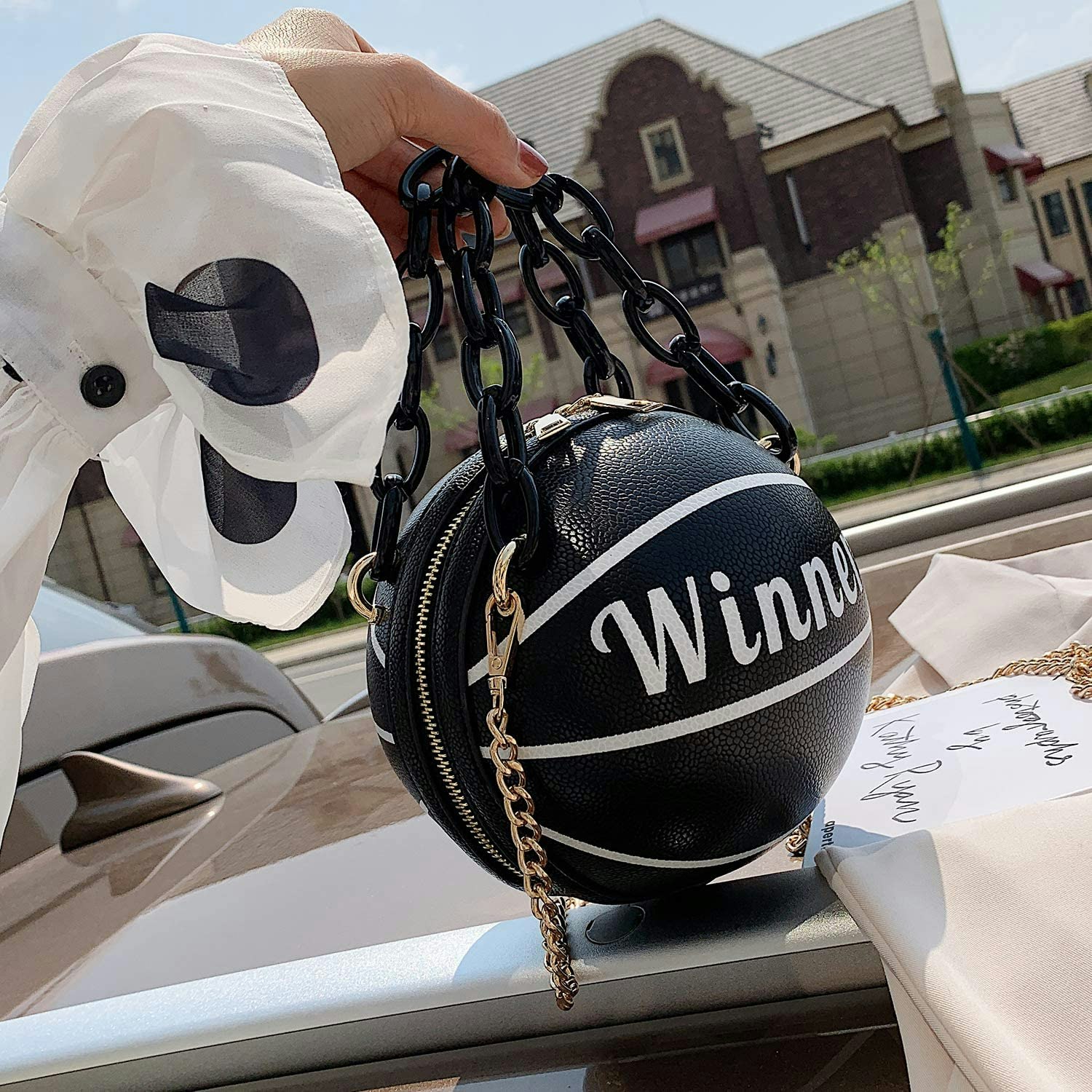 Basketball-shaped Purse For Women