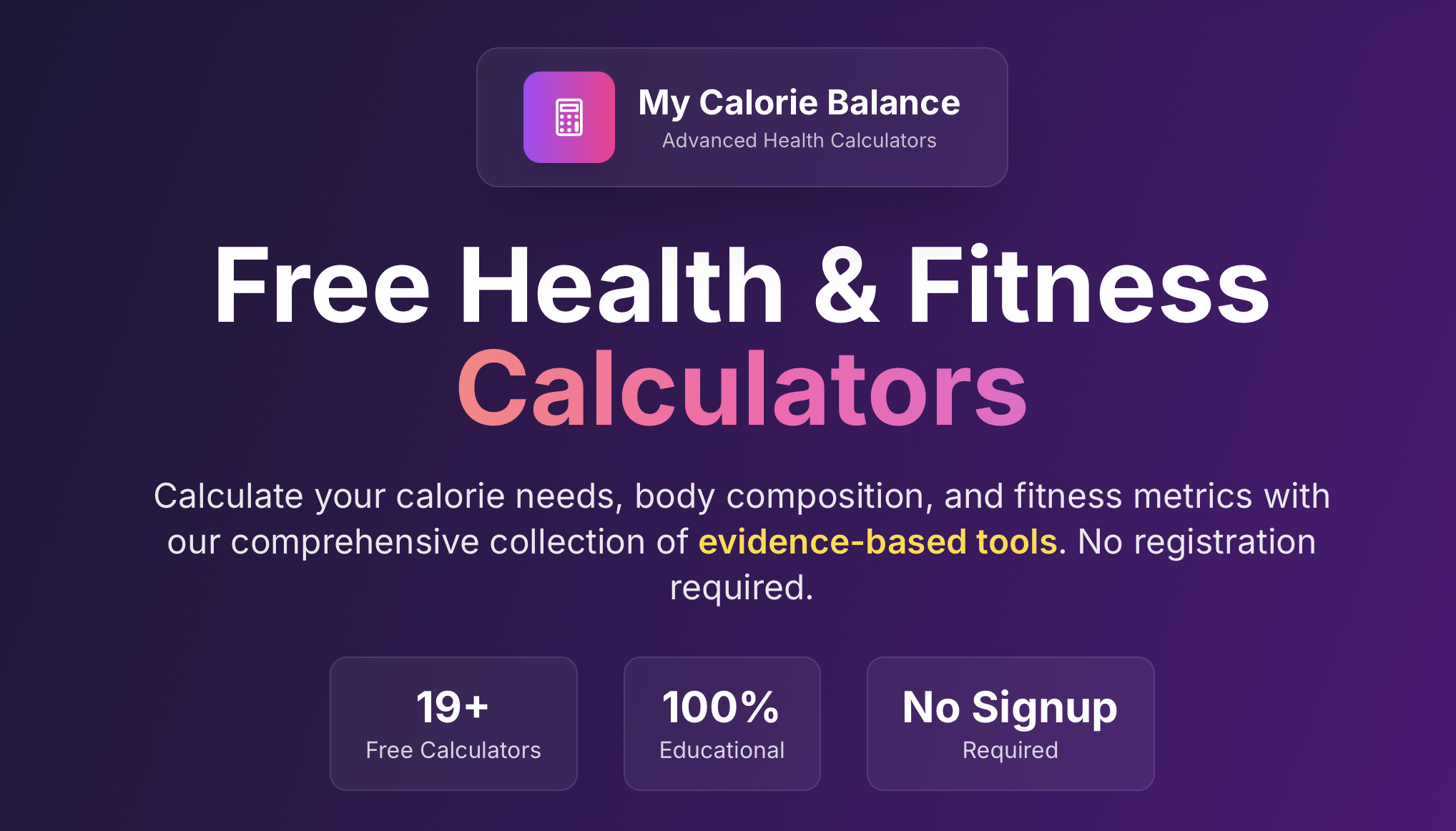 MyCalorieBalance gallery image