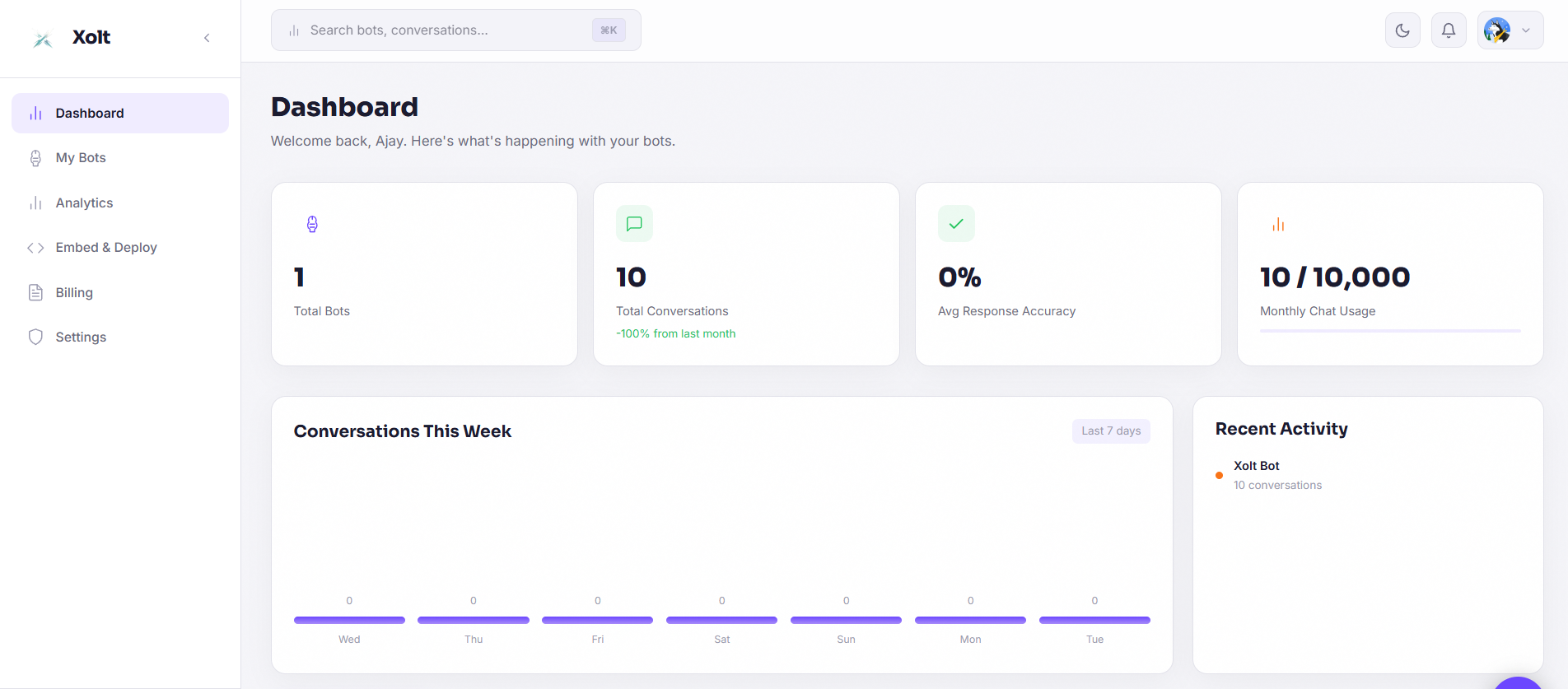 Xolt: AI Chatbot For Your Business gallery image