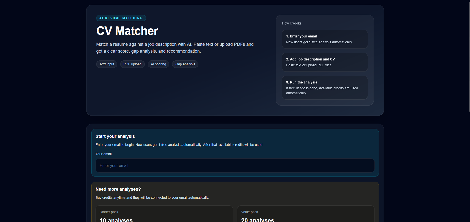 CV Matcher gallery image
