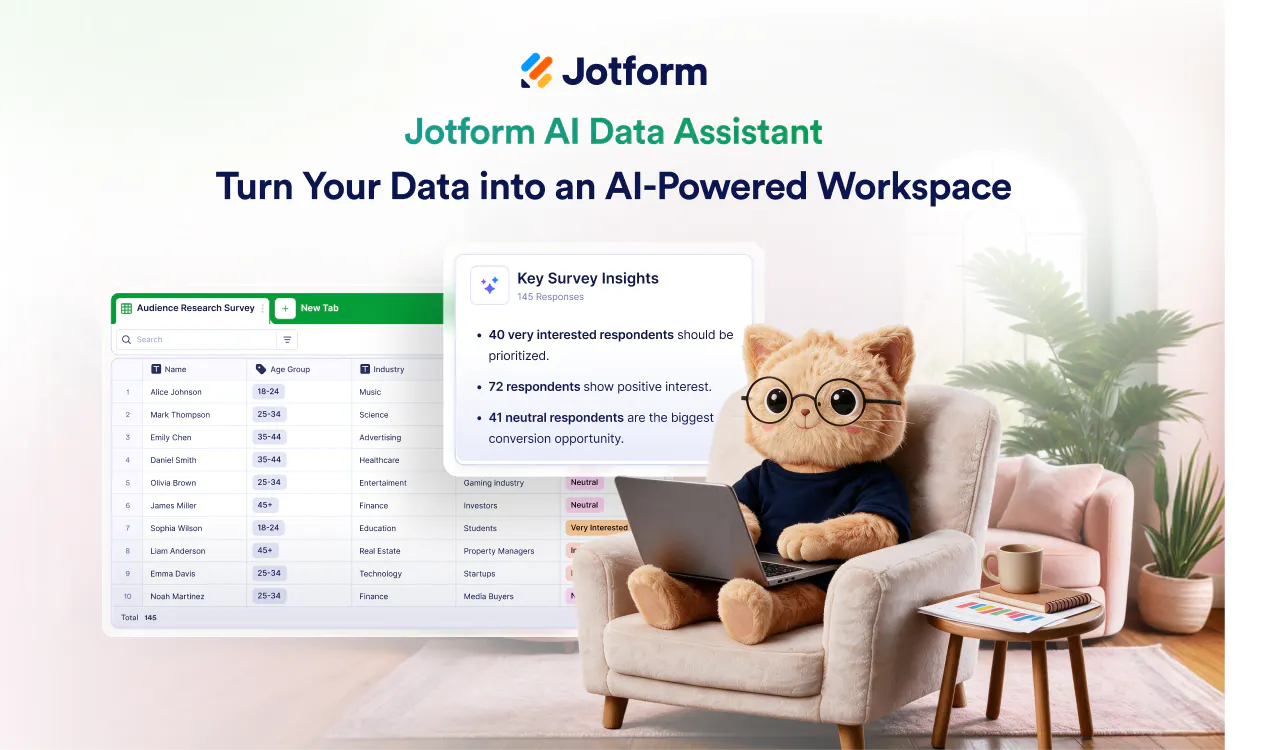 Jotform AI Data Assistant gallery image