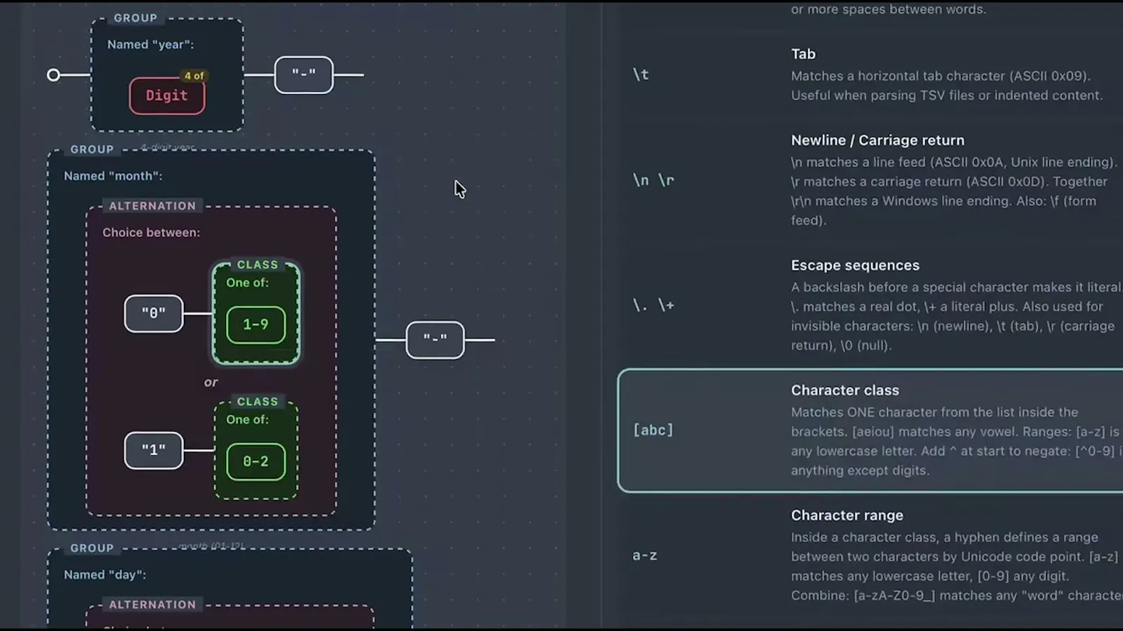 RegexPilot screenshot 1 (video preview)