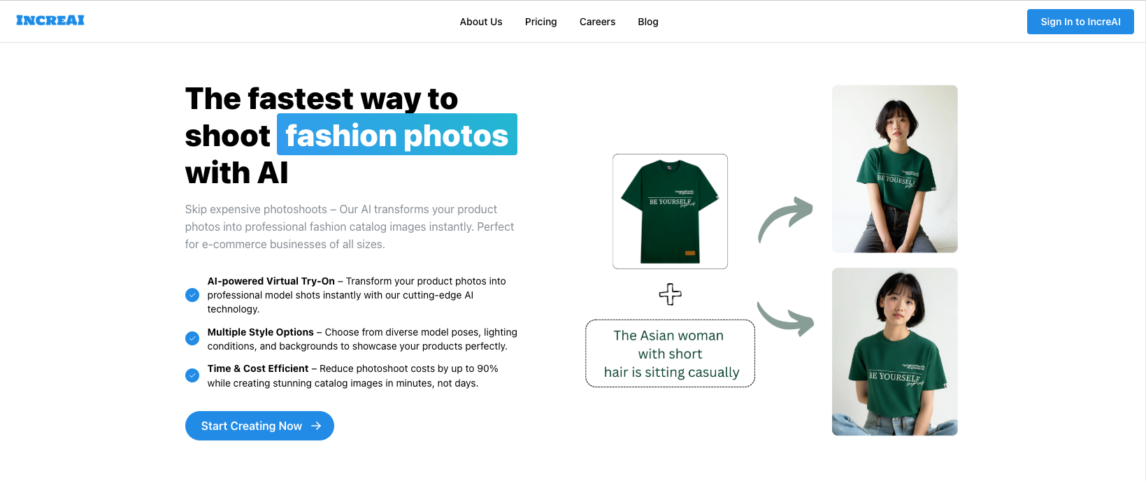 Média Incrési - AI Studio pour la mode - Remplacez toute votre pile de technologie de mode par un studio IA 4