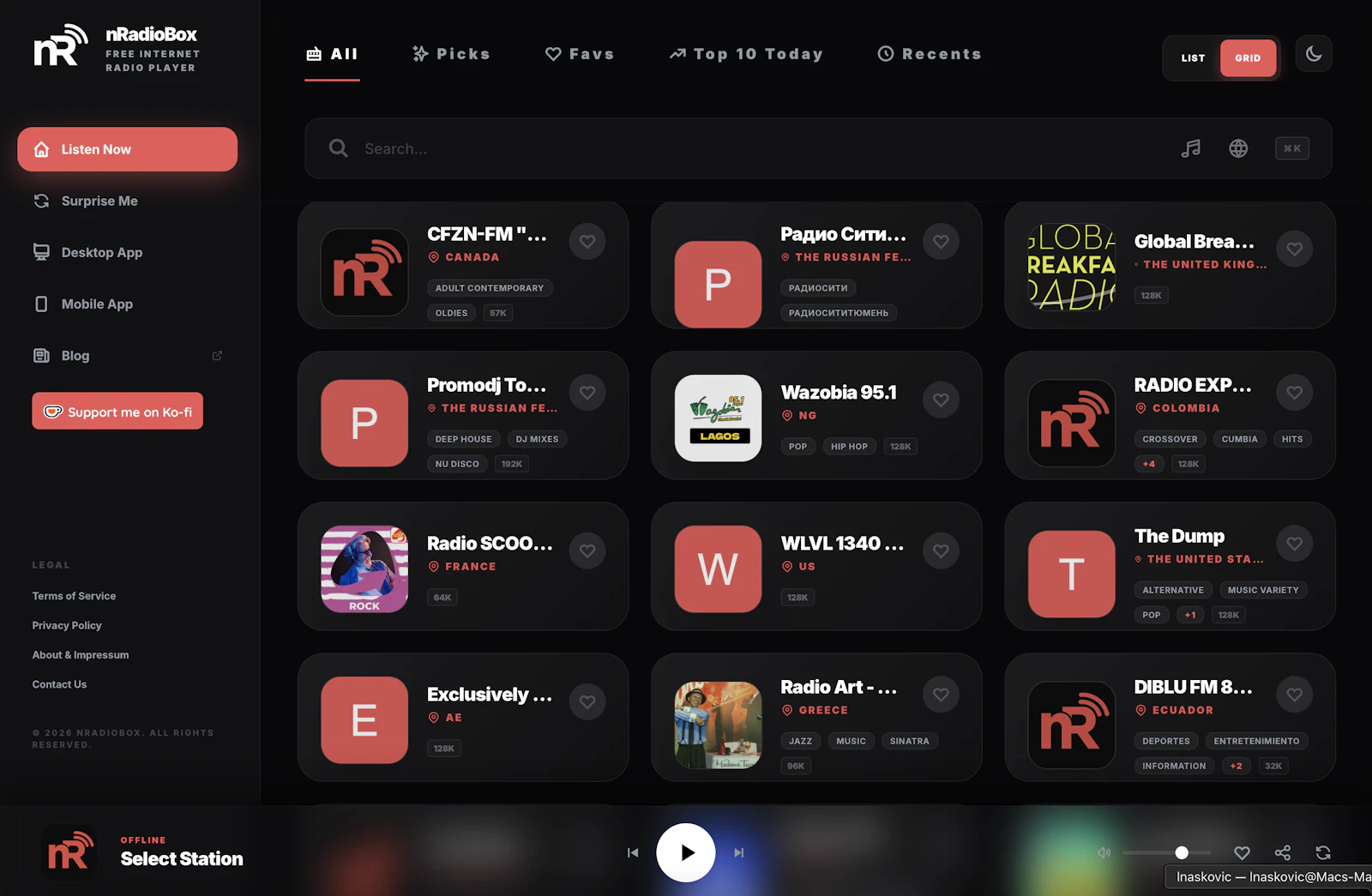nRadioBox screenshot 9