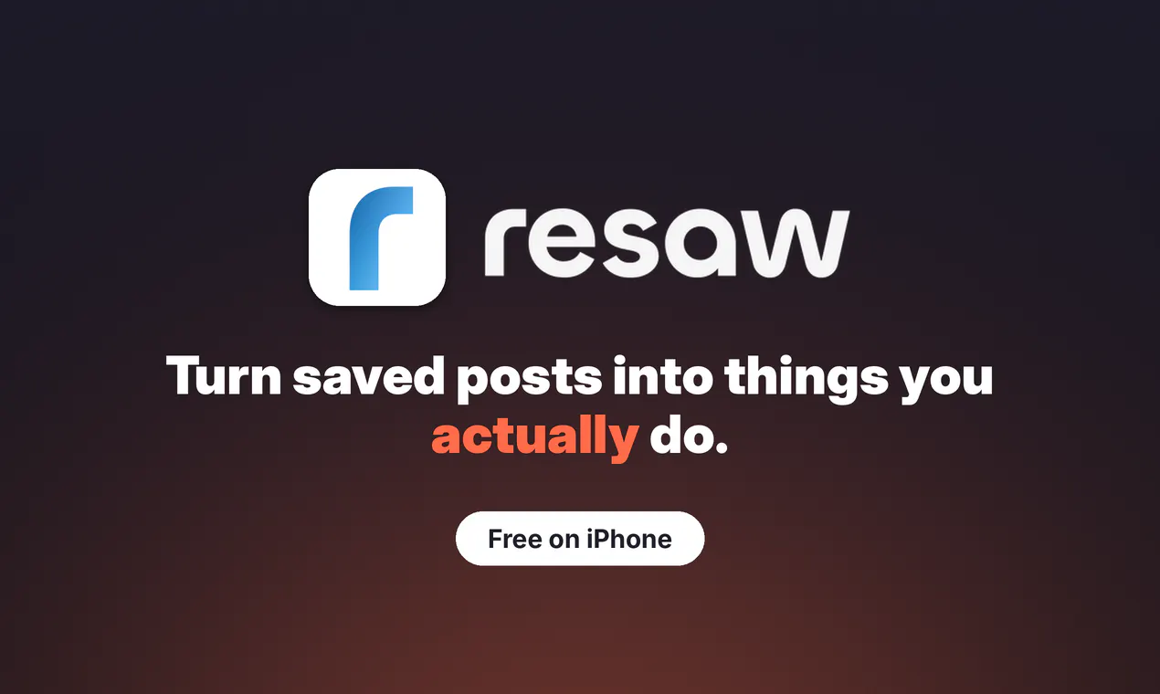 resaw: Organize Saved Posts gallery image