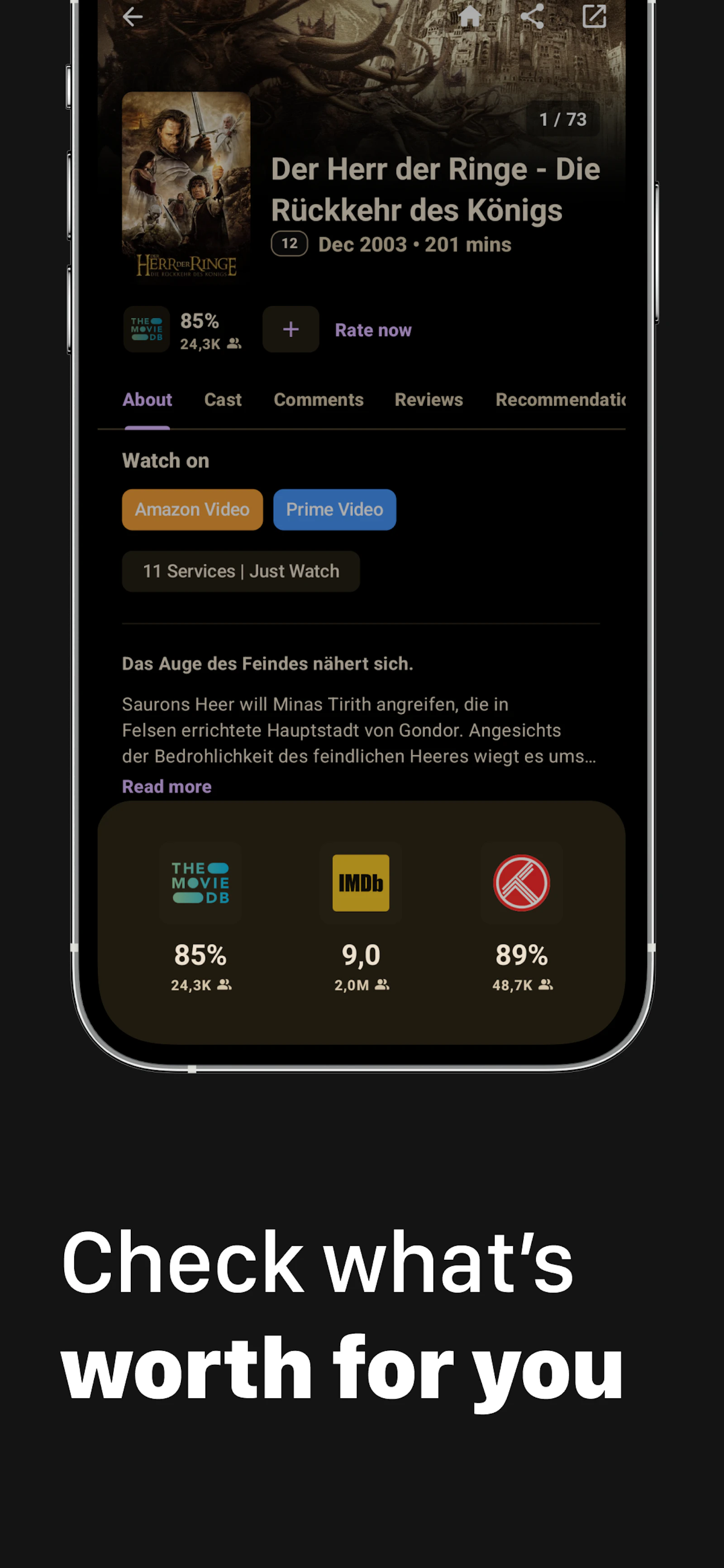 Moviebase 6.0 screenshot 2