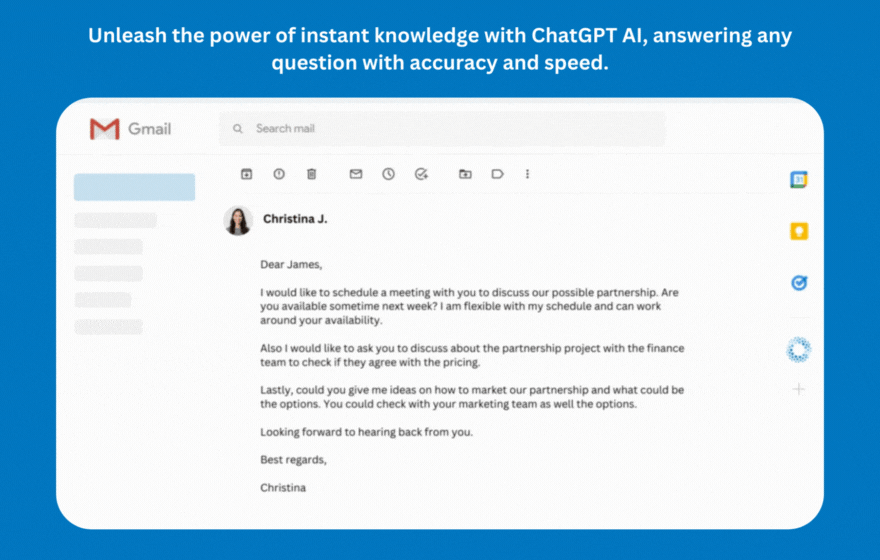 Média Assistant postal AI - Générer, traduire, résumer et améliorer les e-mails 2
